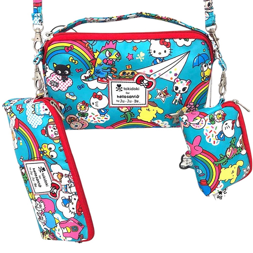 Jujube X Sanrio Hello Kitty Tokidoki Rainbow Dreams 3 Piece Set NWT - Picture 3 of 7